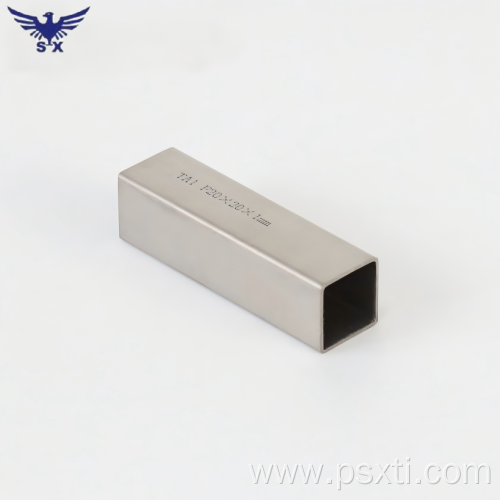 High Quality Square Titanium Tube